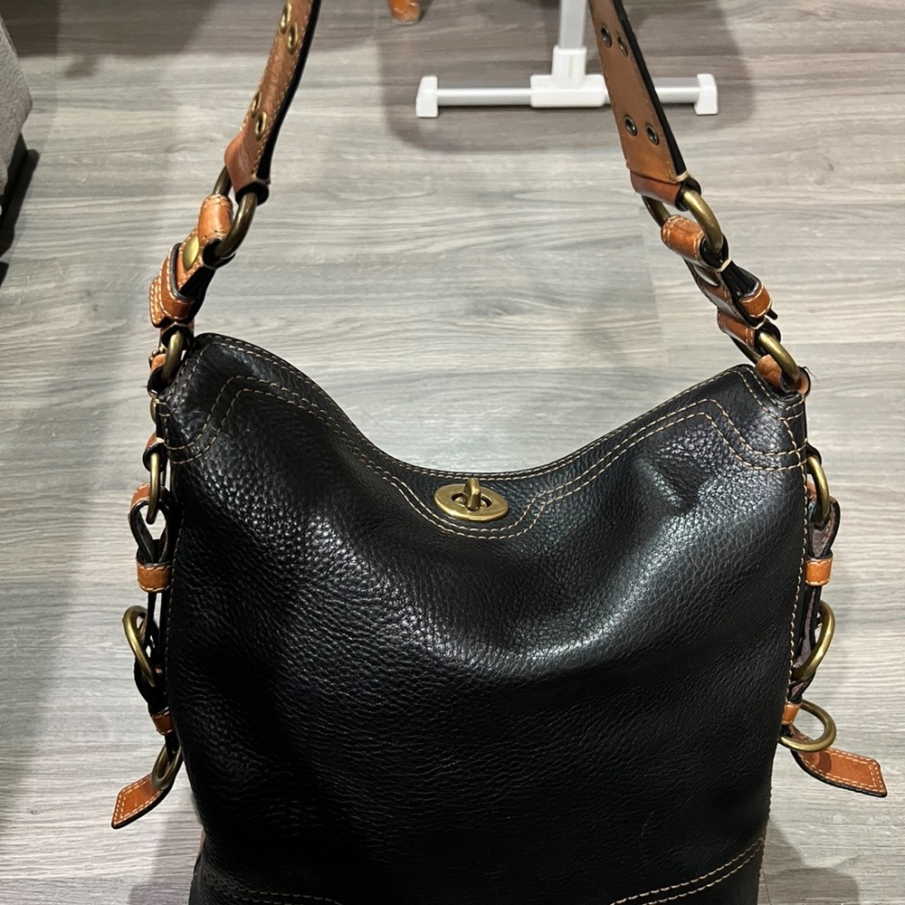 Authentic Coach Pebbled Leather Bag